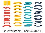 Colorful Vector Ribbon Banners. ...