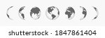 earth globe. world map ... | Shutterstock .eps vector #1847861404