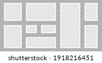 postage stamps. light blank... | Shutterstock .eps vector #1918216451