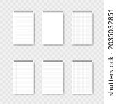blank notebook or organizer.... | Shutterstock .eps vector #2035032851