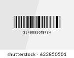 realistic barcode icon isolated