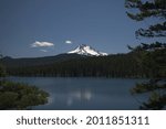 Small photo of Olallie Lake with Mount Jefferson - one of the Waypoints on the Pacific Crest Trail in Oregon