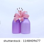 cosmetic set for skin care on a ... | Shutterstock . vector #1148409677
