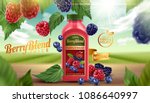Berry Blend Bottled Juice With...