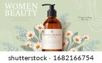 banner ad for herbal cleansing... | Shutterstock .eps vector #1682166754