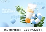 3d minimal cosmetic ad for... | Shutterstock .eps vector #1994932964
