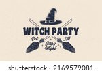halloween vintage label  logo.... | Shutterstock .eps vector #2169579081