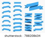 vector ribbons banners isolated ... | Shutterstock .eps vector #788208634