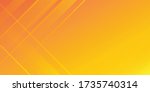 modern abstract orange gradient ... | Shutterstock .eps vector #1735740314
