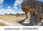 Small photo of Cyprus ruins. Paphos travel. Memorial tombs kings. Archaeological park. Ancient Cyprus. Ruined ancient houses. Sights Cyprus. Tours of pathos. Historical tourism. Museum with ruins in open air