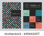 abstract geometric background... | Shutterstock .eps vector #640642657