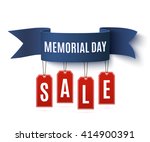 big memorial day sale ... | Shutterstock .eps vector #414900391