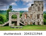 The supposedly haunted ruins of the Maribell Caves Hotel, built in 1900 by an Austrian immigant in the 