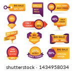 set of retail sale tags.... | Shutterstock .eps vector #1434958034
