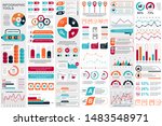 bundle infographic elements... | Shutterstock .eps vector #1483548971