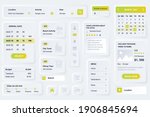 user interface elements for... | Shutterstock .eps vector #1906845694