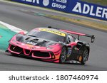 Small photo of Scarperia, Mugello - 28 August 2020: Corinna Gostner in action with Ferrari 488 Challenge Evo during practice at the Mugello Circuit during Ferrari Racing Days in italy.