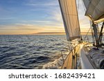 Sailboat sailing in the...