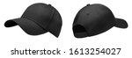 Black baseball cap in angles...