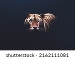 Abstract Image Of A Tiger ...
