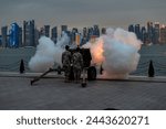 Doha  qatar mina port cannon...