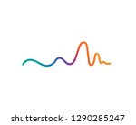 sound wave ilustration logo... | Shutterstock .eps vector #1290285247