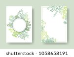 Vector Invitation Cards With...
