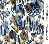 ocean corals seamless pattern.... | Shutterstock .eps vector #1680893731