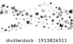 fairy black butterflies... | Shutterstock .eps vector #1913826511