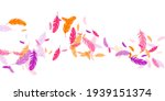 pink violet orange feather... | Shutterstock .eps vector #1939151374