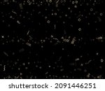 gold geometric confetti vector... | Shutterstock .eps vector #2091446251
