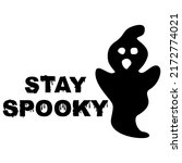 stay spooky with ghost vector... | Shutterstock .eps vector #2172774021