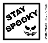 stay spooky with ghost face... | Shutterstock .eps vector #2172774031