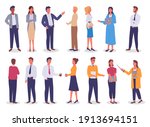 group of business working... | Shutterstock .eps vector #1913694151