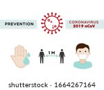 prevention tips infographic of... | Shutterstock .eps vector #1664267164