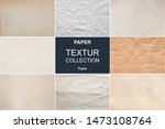 set of old crumpled paper textur | Shutterstock . vector #1473108764