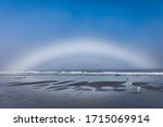 Fogbow Or White Rainbow Over...