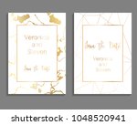 set of luxury cover templates.... | Shutterstock .eps vector #1048520941