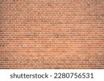 Red brick wall texture background, brick wall texture for for interior or exterior design backdrop.
