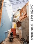 Small photo of Jodhpur, India - January 20 2019: glimps from a random street in indian city of jodphpur, in Rajasthan