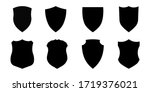 set of police badge shape ... | Shutterstock .eps vector #1719376021