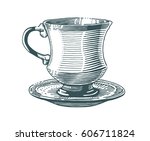 Hand Drawn Tea Cup Illustration ...