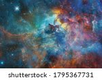 Nebula  Cluster Of Stars In...