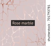 rose marble. vector decorative... | Shutterstock .eps vector #701793781