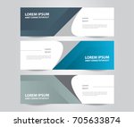 set of  vector design banner... | Shutterstock .eps vector #705633874