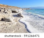White Wave Near The Salt In The ...