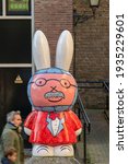 Small photo of Close Up Miffy Statue At Utrecht The Netherlands 27-12-2019