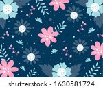 blue background decorated with... | Shutterstock .eps vector #1630581724