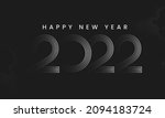 linear number of 2022 on black... | Shutterstock .eps vector #2094183724
