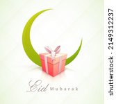 eid mubarak poster design with... | Shutterstock .eps vector #2149312237